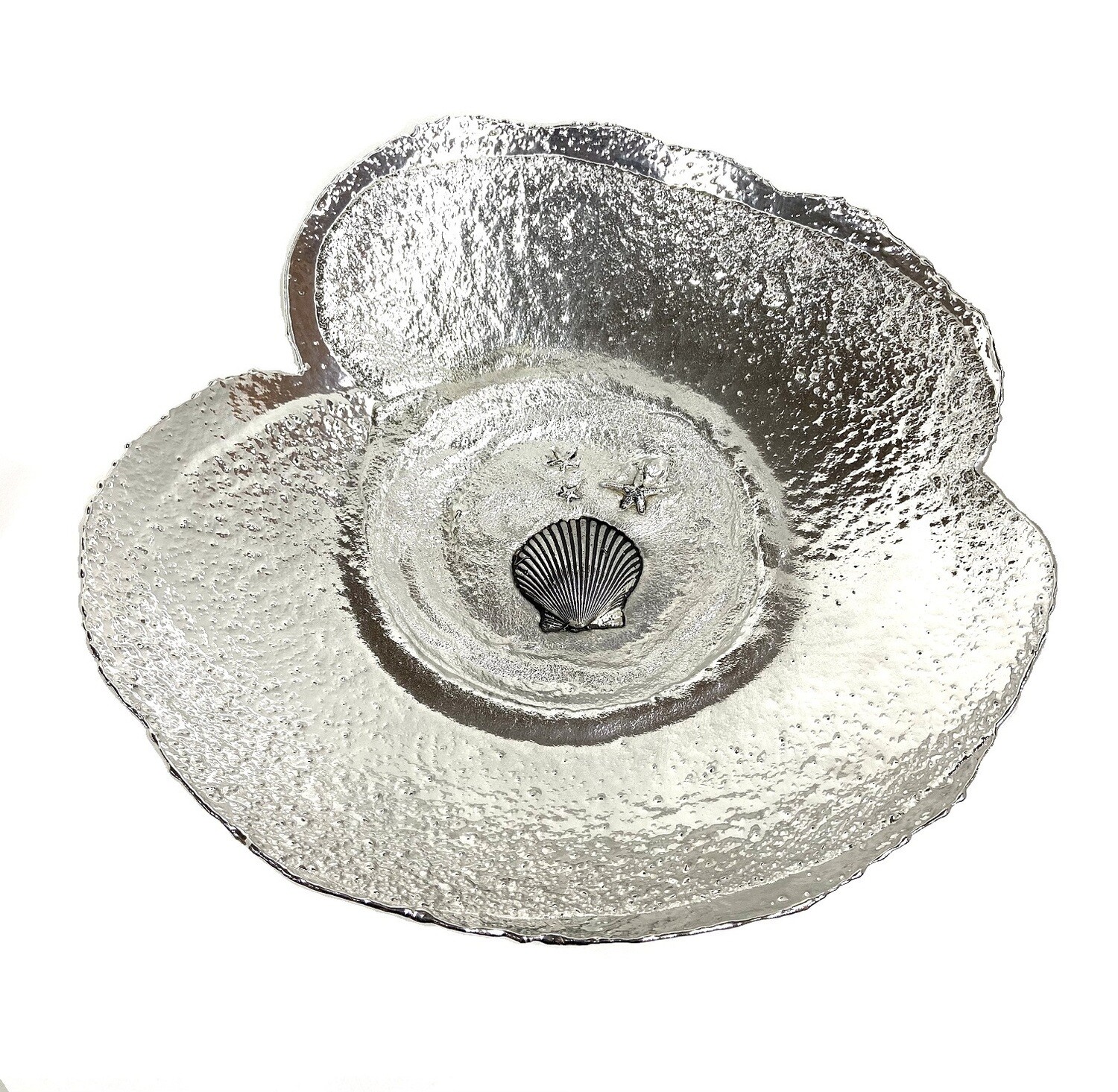 Pewter Organic Premier Bowl with Shell