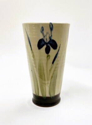 Iris Beer Glass/Tumbler - Birdsall-Worthington Pottery 