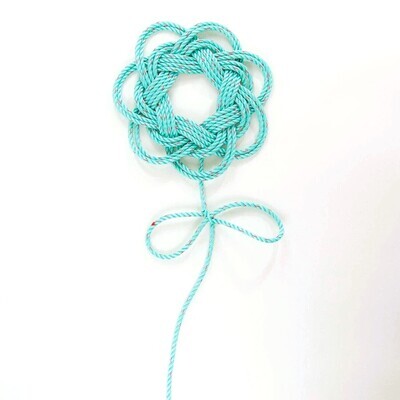 Small Aqua Lobster Rope Beach Blossom