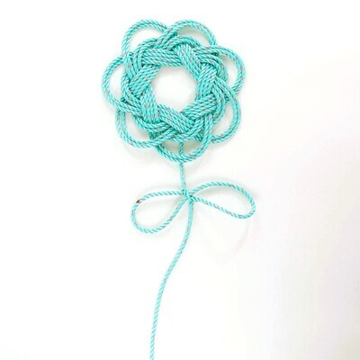 Large Aqua Lobster Rope Beach Blossom Large Aqua Lobster Rope Beach Blossom