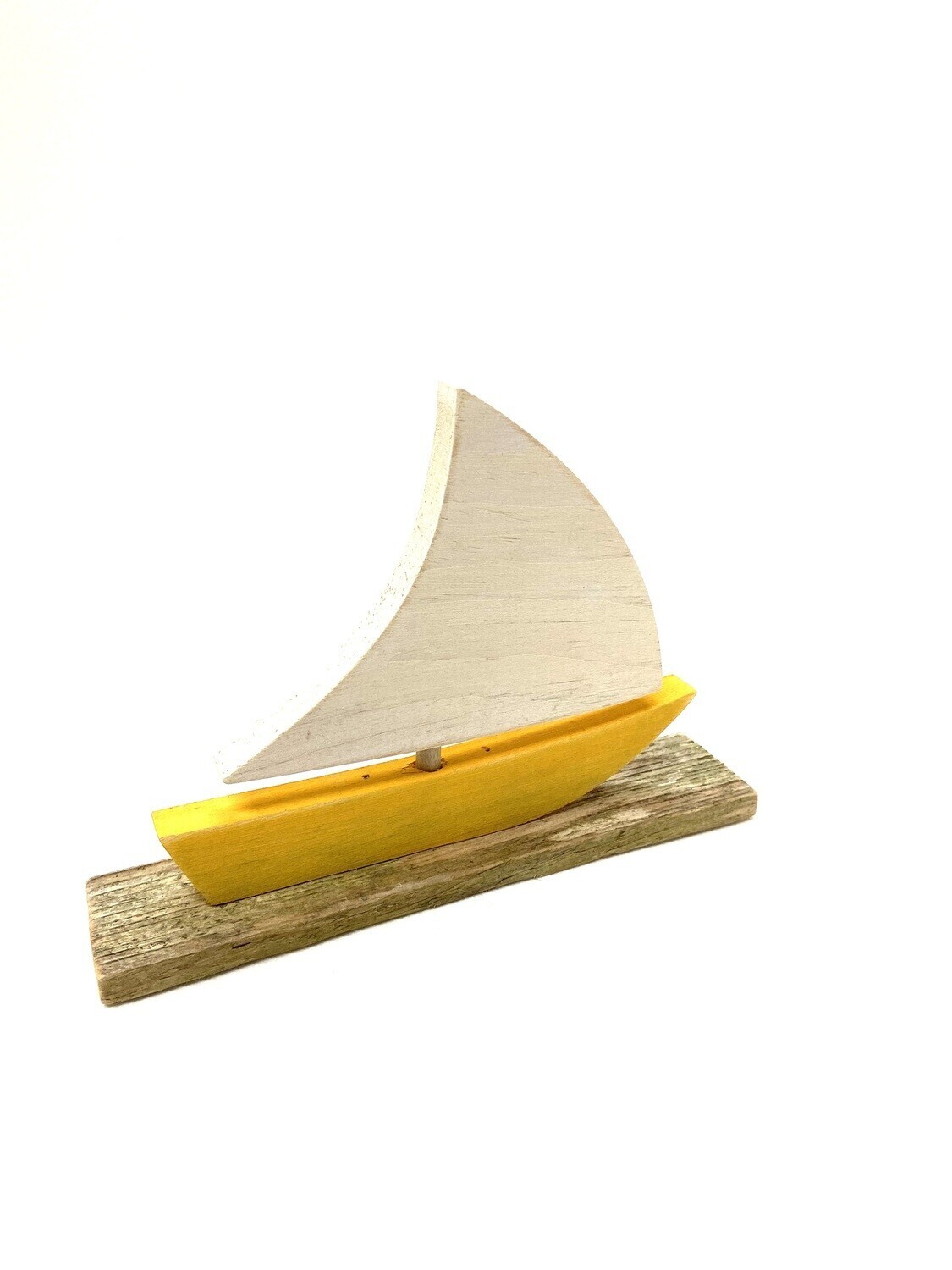 Yellow Small Sailboat - Jerry Walsh