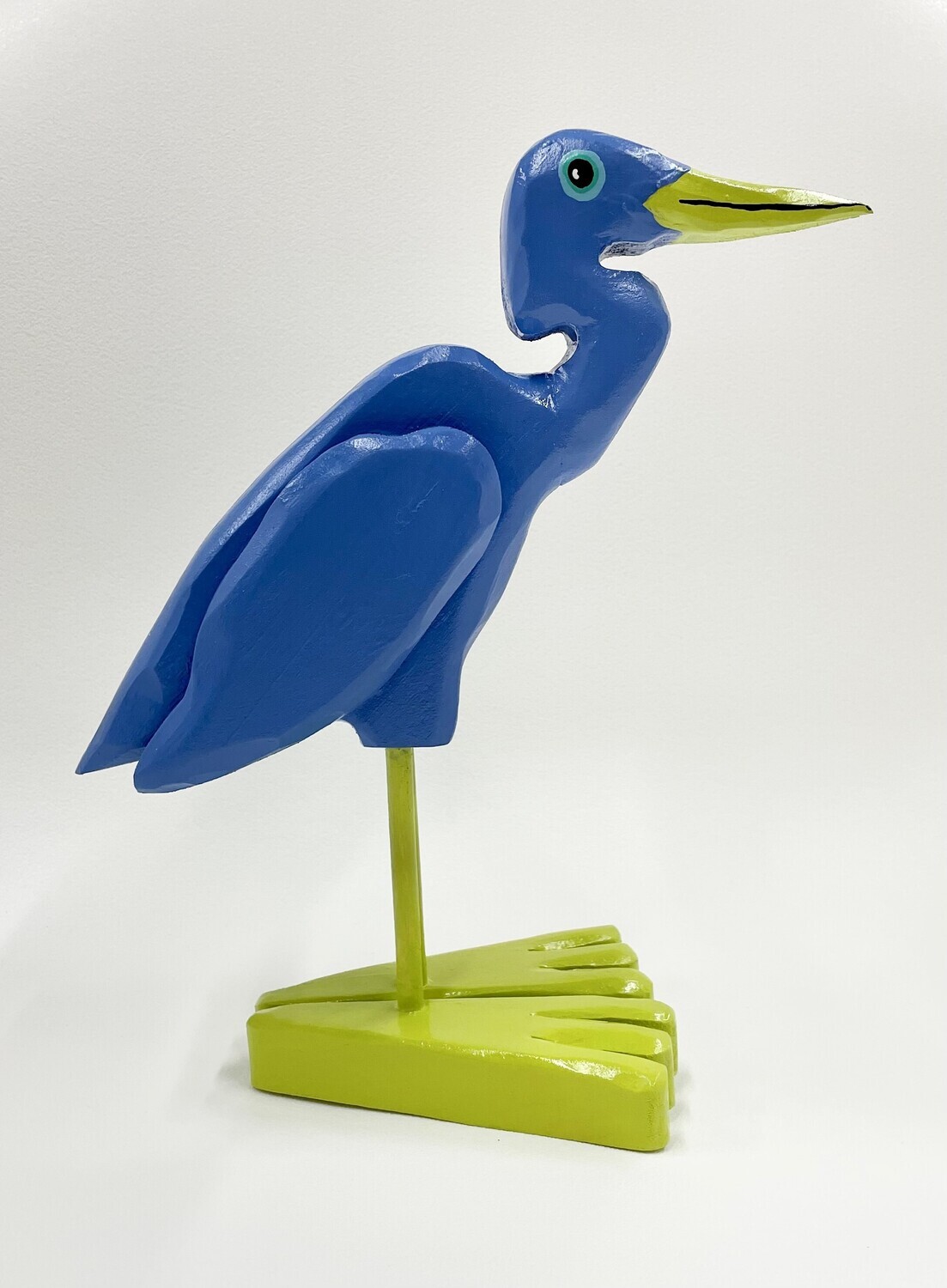 Small Periwinkle Blue Heron Timberdoodle