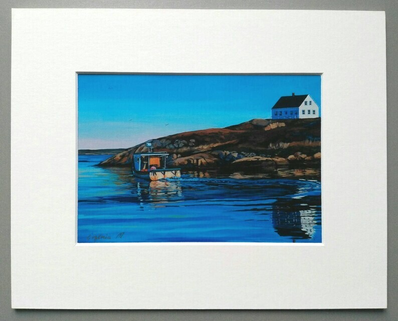 Gone Fishing Print- Evgenia Makogon