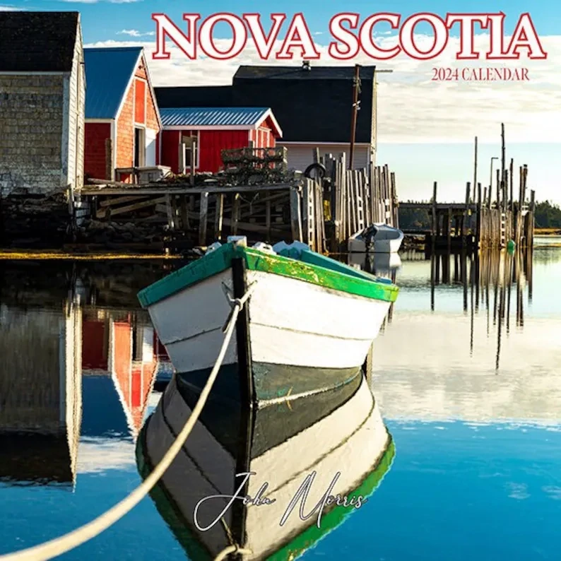 Small Nova Scotia 2024 Wall Calendar John Morris