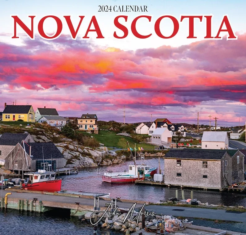 Large Nova Scotia Wall Calendar - John  Morris 