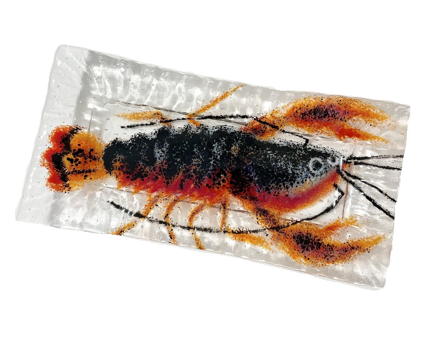 7x14 Lobster Server- Kiln Art