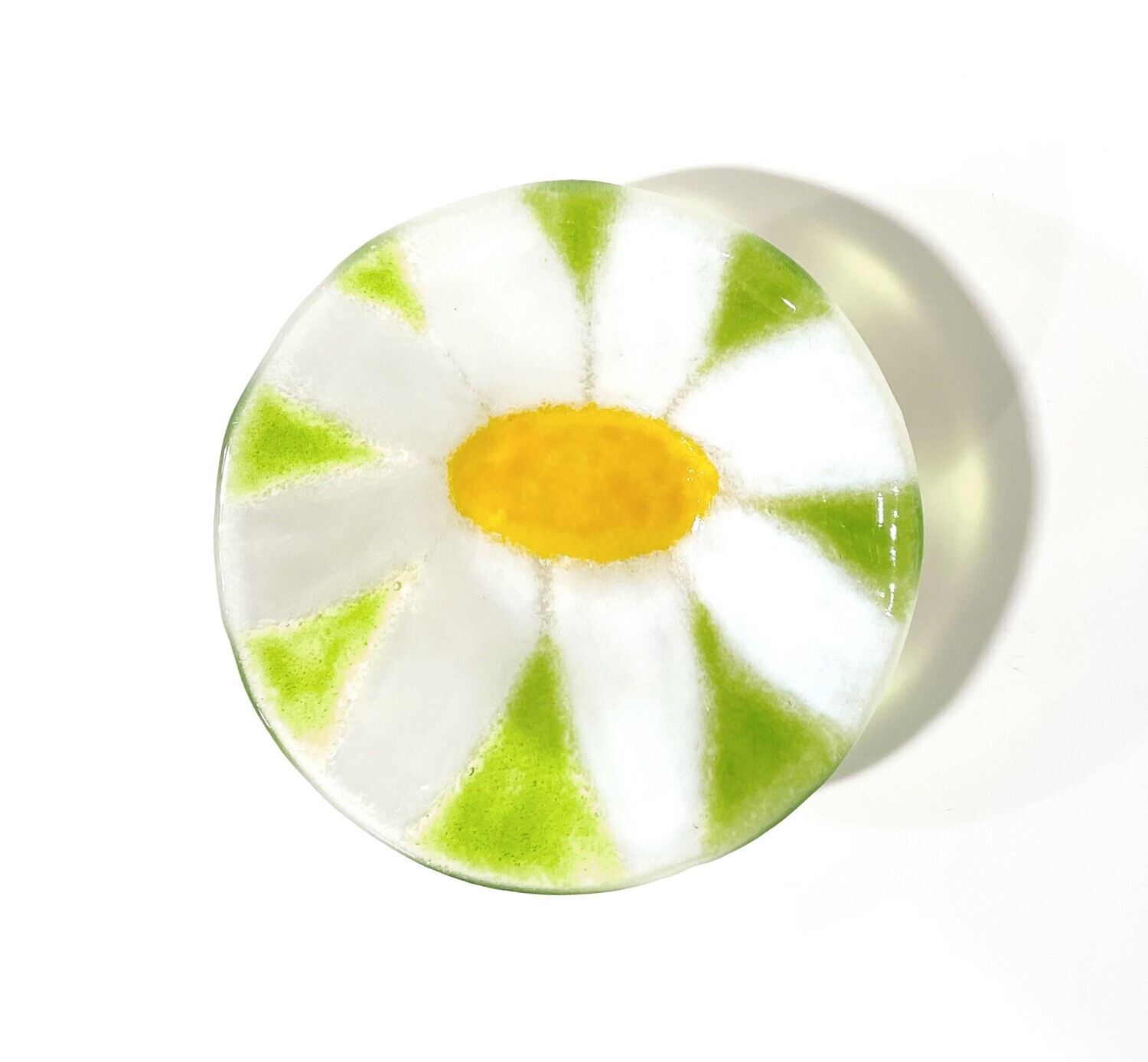 9&quot; Concave Daisy Bowl- Kiln Art