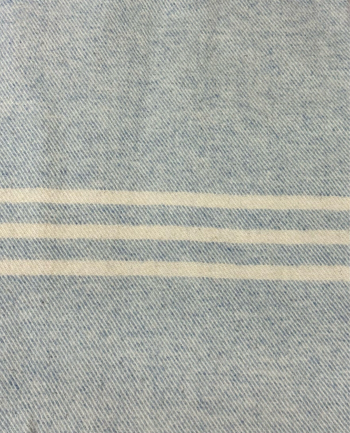 Pale Blue Stripe MacAusland Throw Blanket 
