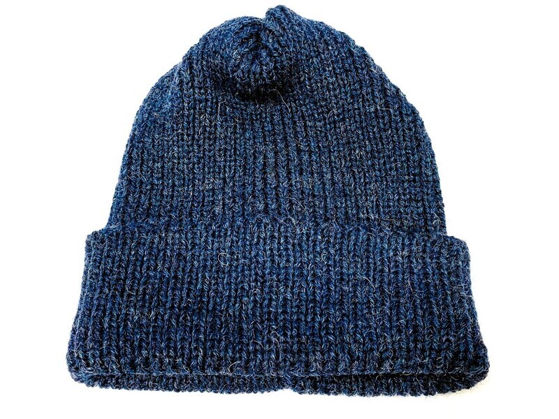 Denim Watch Cap- Northern Watters Knitwear 