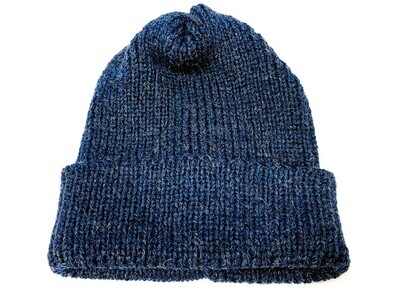 Denim Watch Cap- Northern Watters Knitwear 