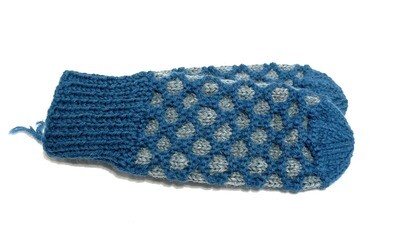 Kingfisher Summerstorm Bubble Mitten- Northern Watters Knitwear 