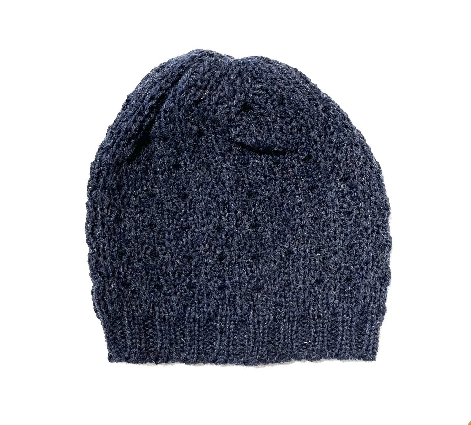 Denim Flowerhead Hat- Northern Watters Knitwear