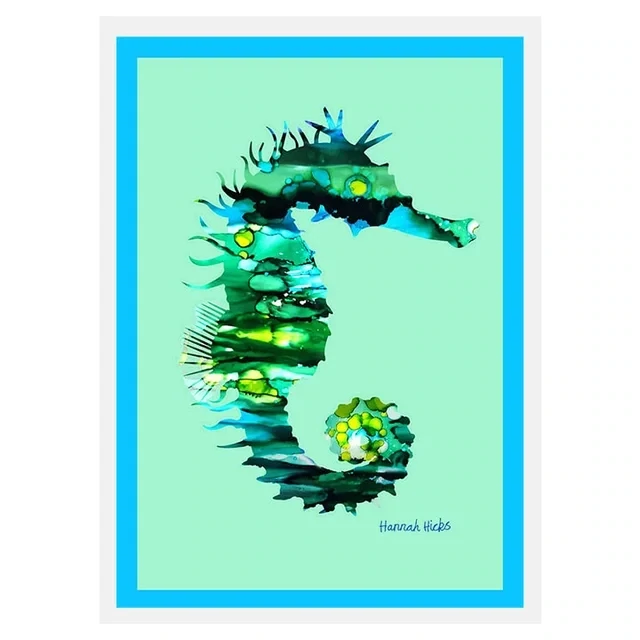 Seahorse Card- Hannah Hicks
