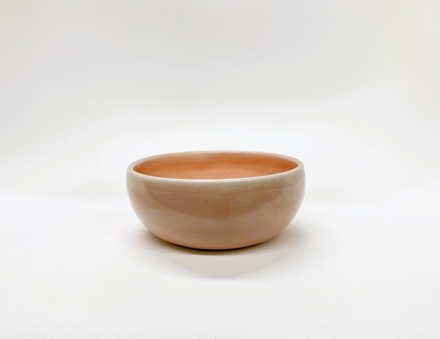 Peach Small Bubble Bowl- Alexis Ceramic Studio