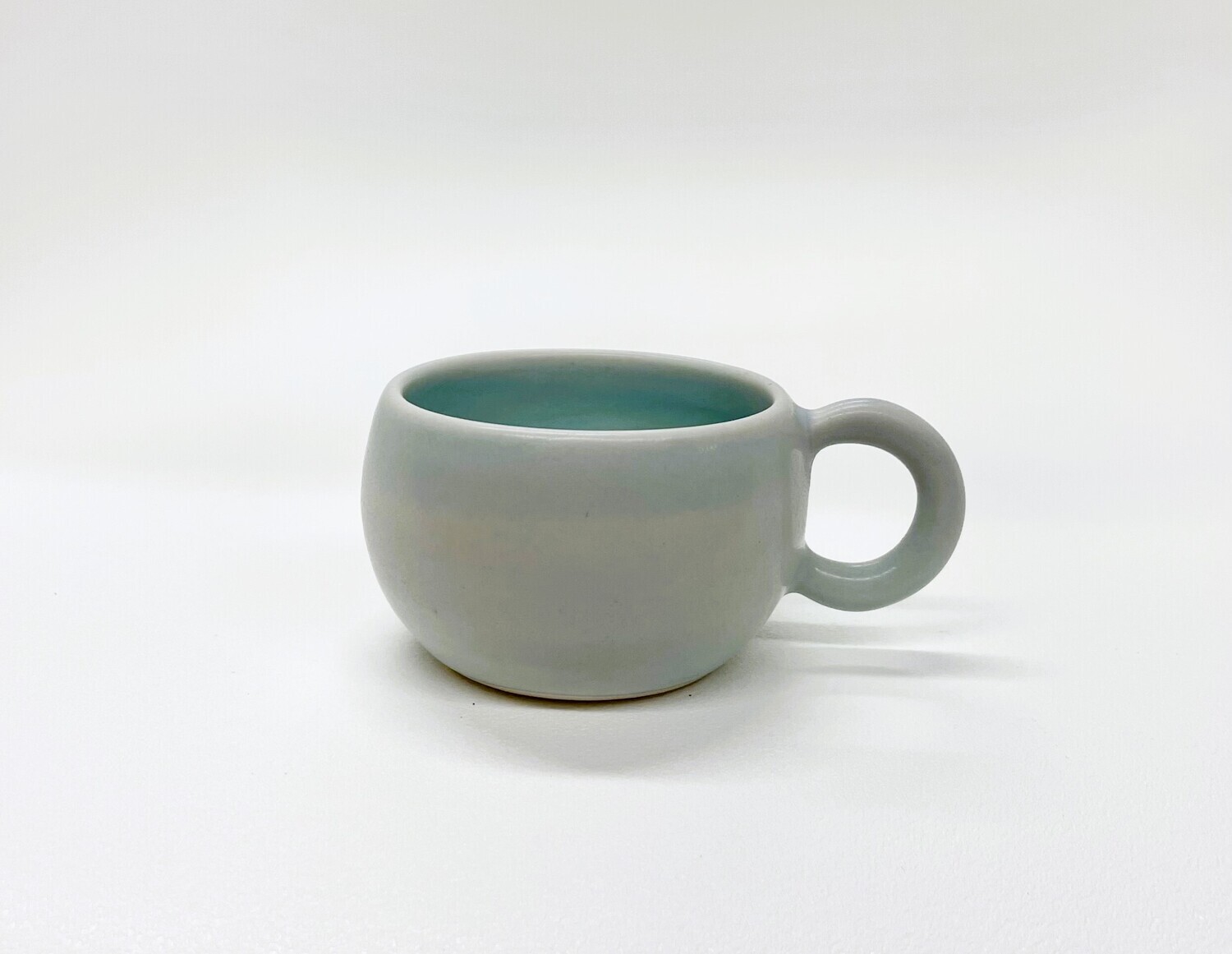 Blue Mini Bubble Mug- Alexis Ceramic Studio Blue Mini Bubble Mug- Alexis Ceramic Studio