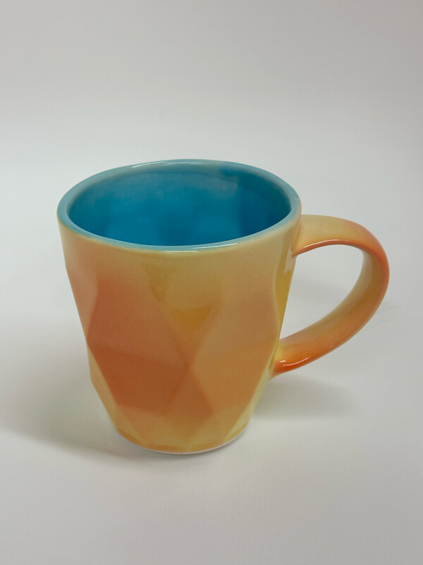 Orange Short Mug- Covey Ceramics