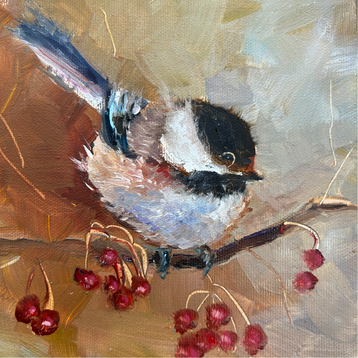 Snack Time, Chickadee