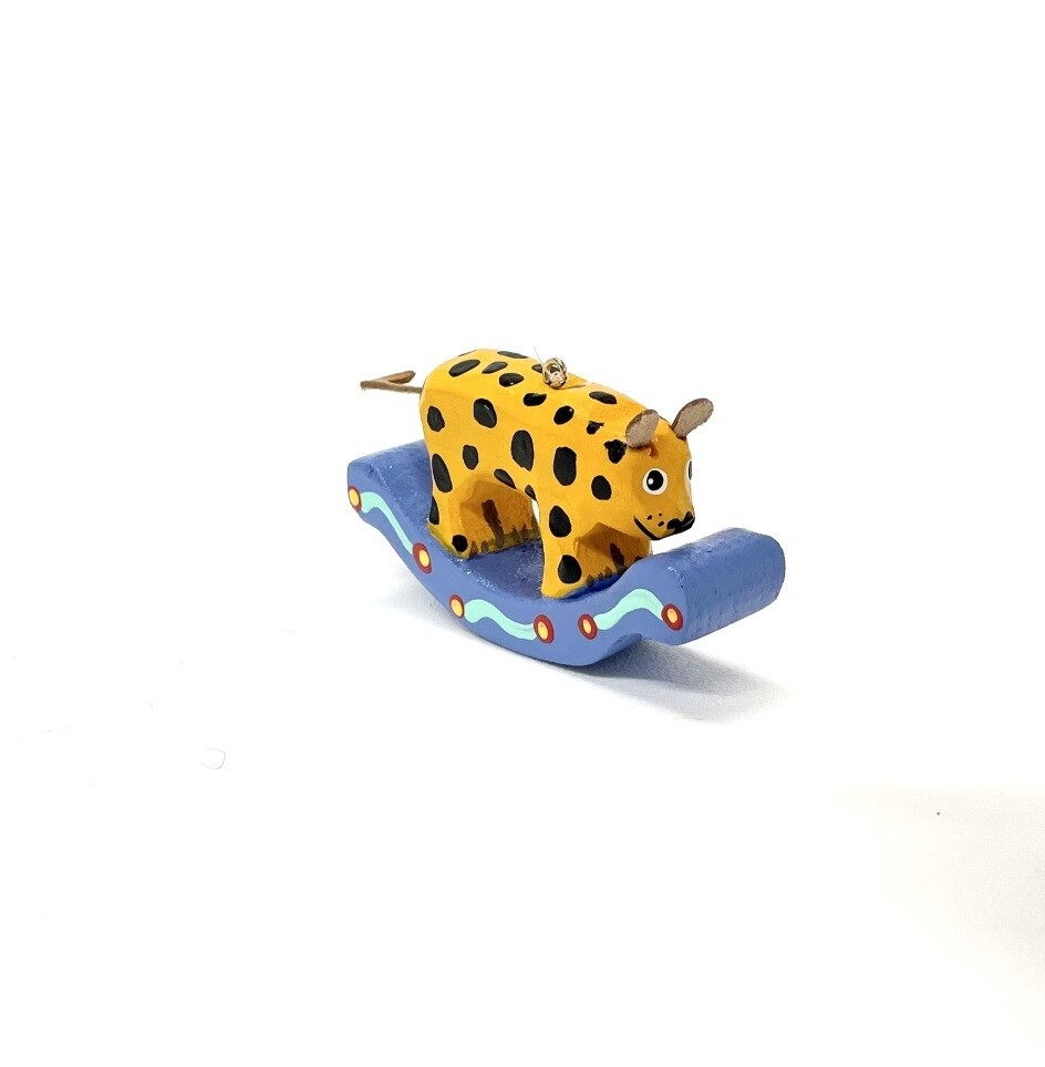 Rocking Cheeta Ornament- Timberdoodle