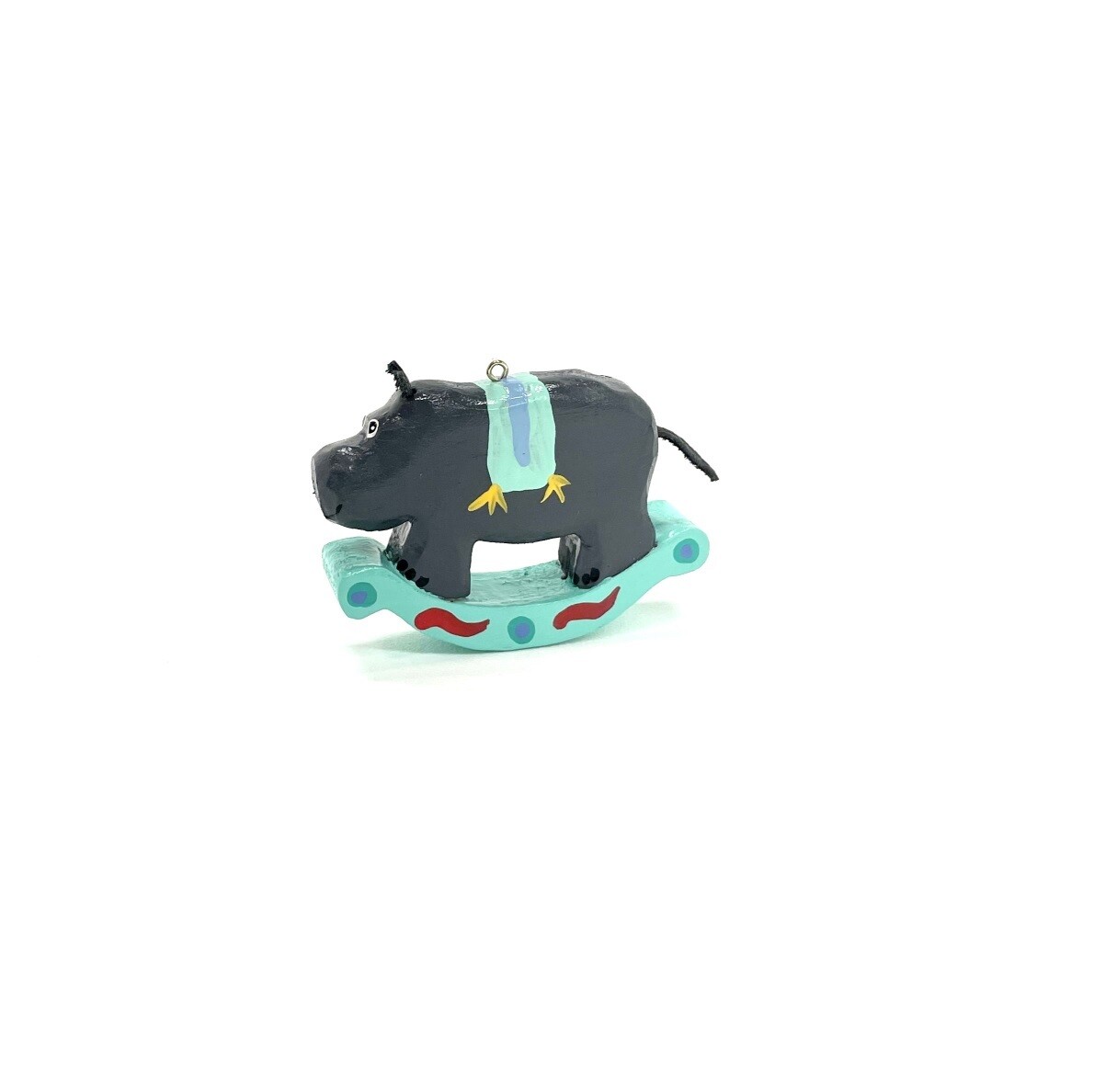 Rocking Hippo Ornament- Timberdoodle