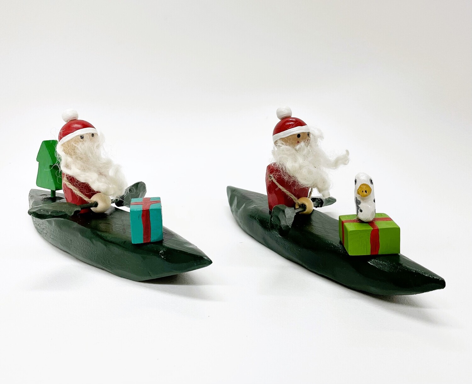 Santa in Kayak- Timberdoodle 