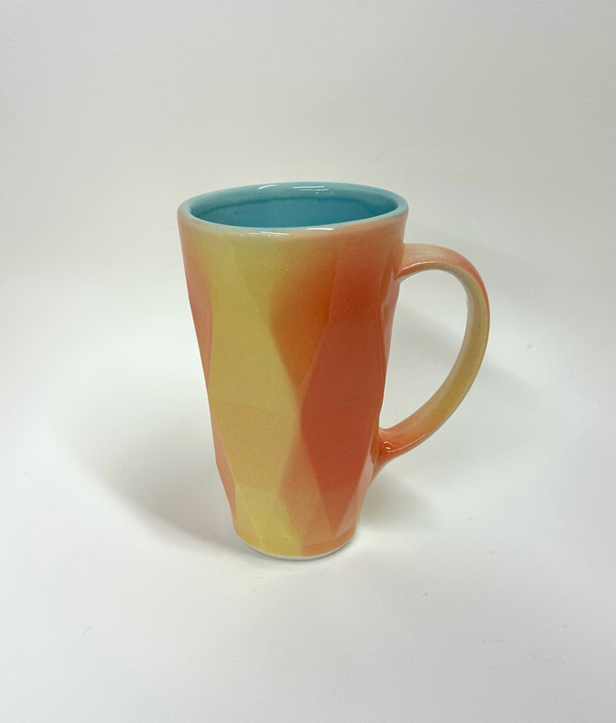 Orange Tall Mug- Covey Ceramics 