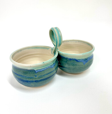 Double Condiment Dish- Gloria Dunbar