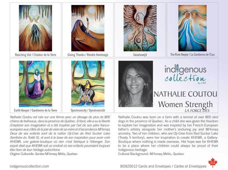 Nathalie Coutou- Women Strenghth Box Set of 12 Cards