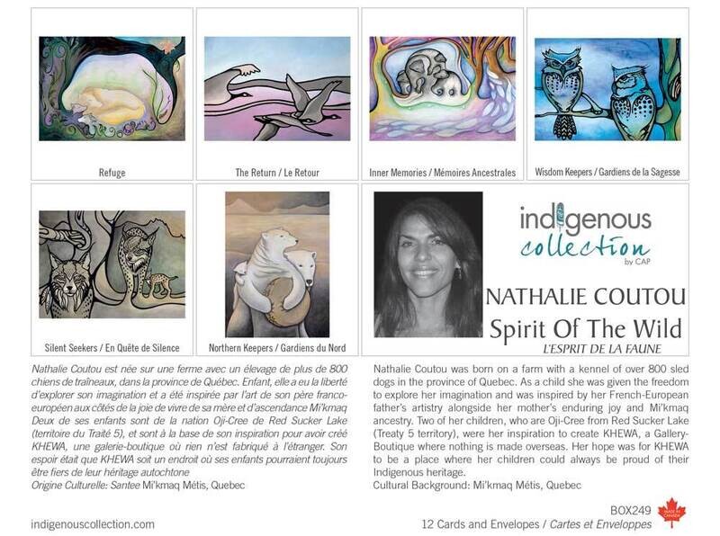 Nathalie Coutou- Spirit of the Wild Box Set of 12 Cards