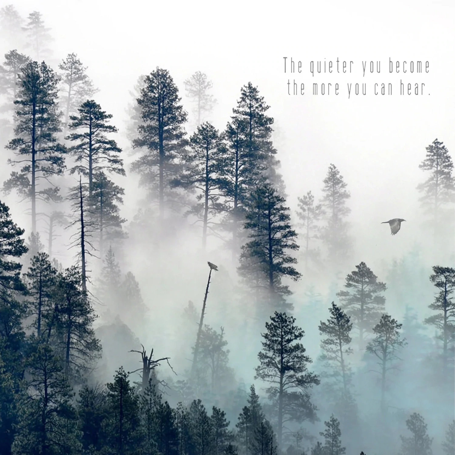 The Quieter You Become Marble Coaster 