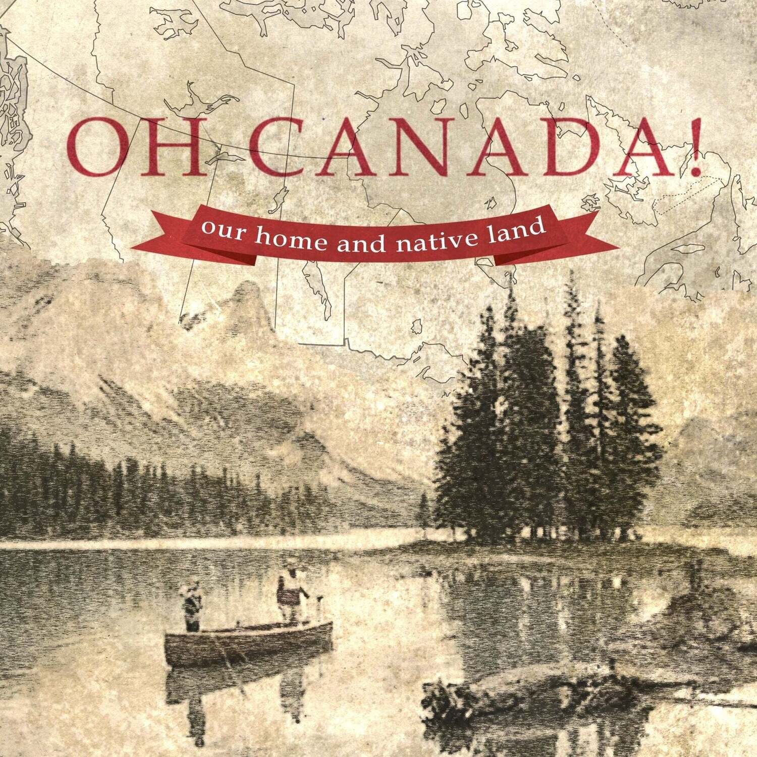 Canoe Oh Canada! Marble Coaster