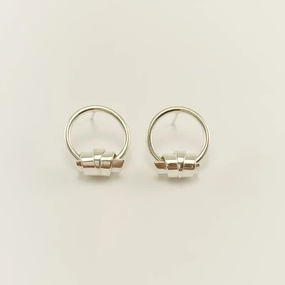 Roll With It Stud Earrings ss- Constantine Designs