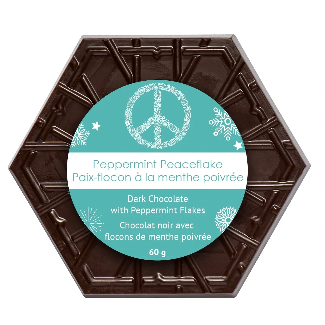 Peppermint Peaceflake- Peace by Chocolate 