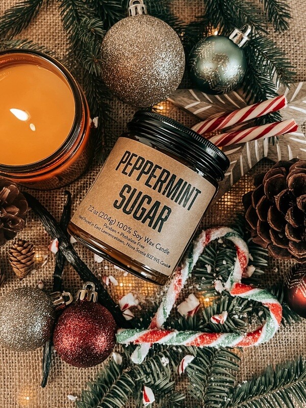Peppermint Sugar- Lawrencetown Candle Co