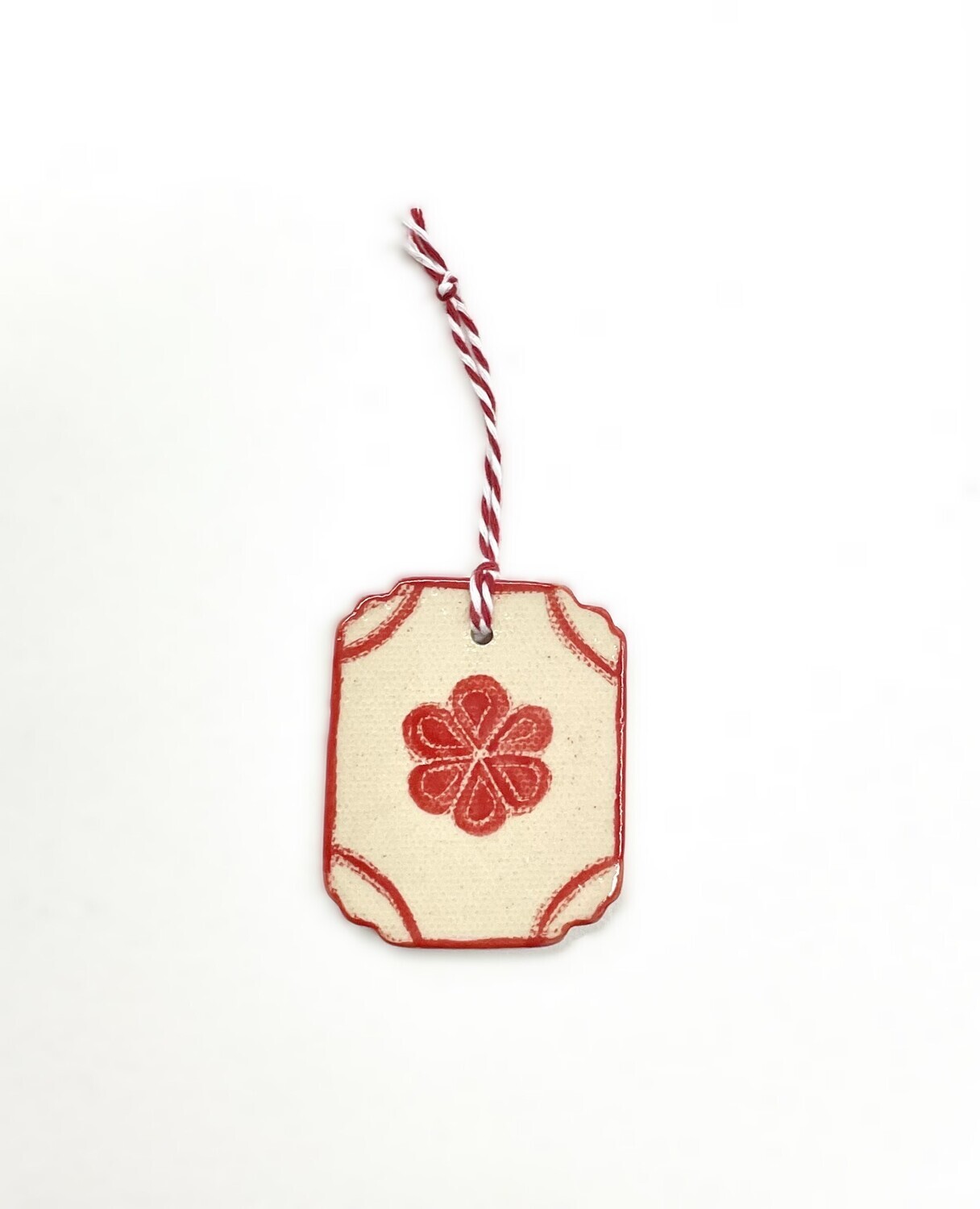 Red Floral Ornament