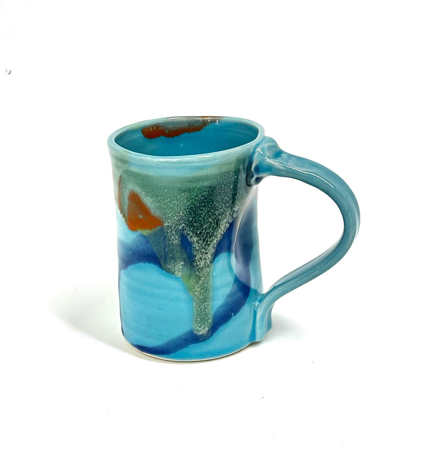 Sky Blue Funky Mug - Ginette Arsenault 