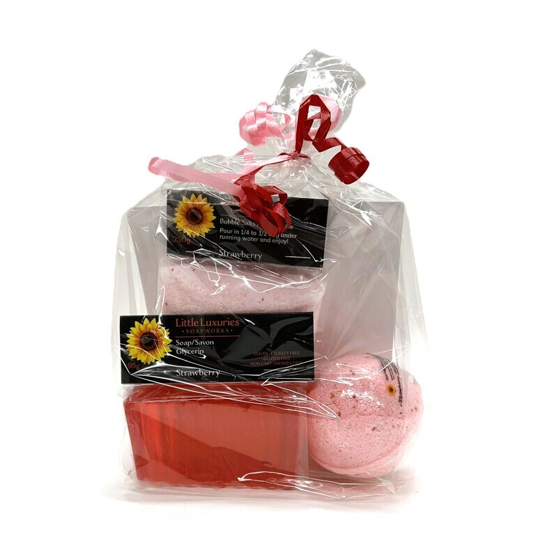 Strawberry Gift Bag- Little Luxuries