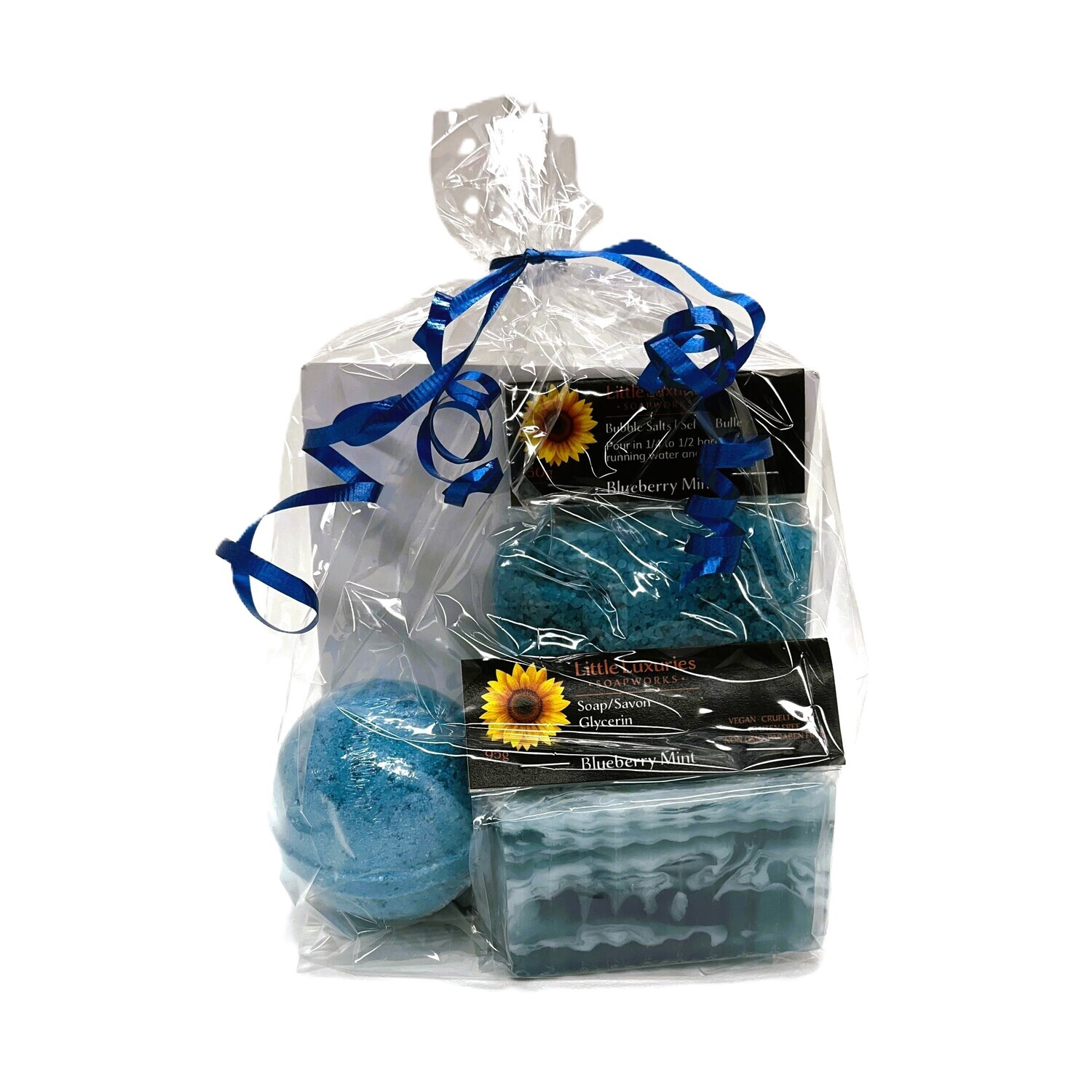Blueberry Mint Gift Bag- Little Luxuries Blueberry Mint Gift Bag- Little Luxuries