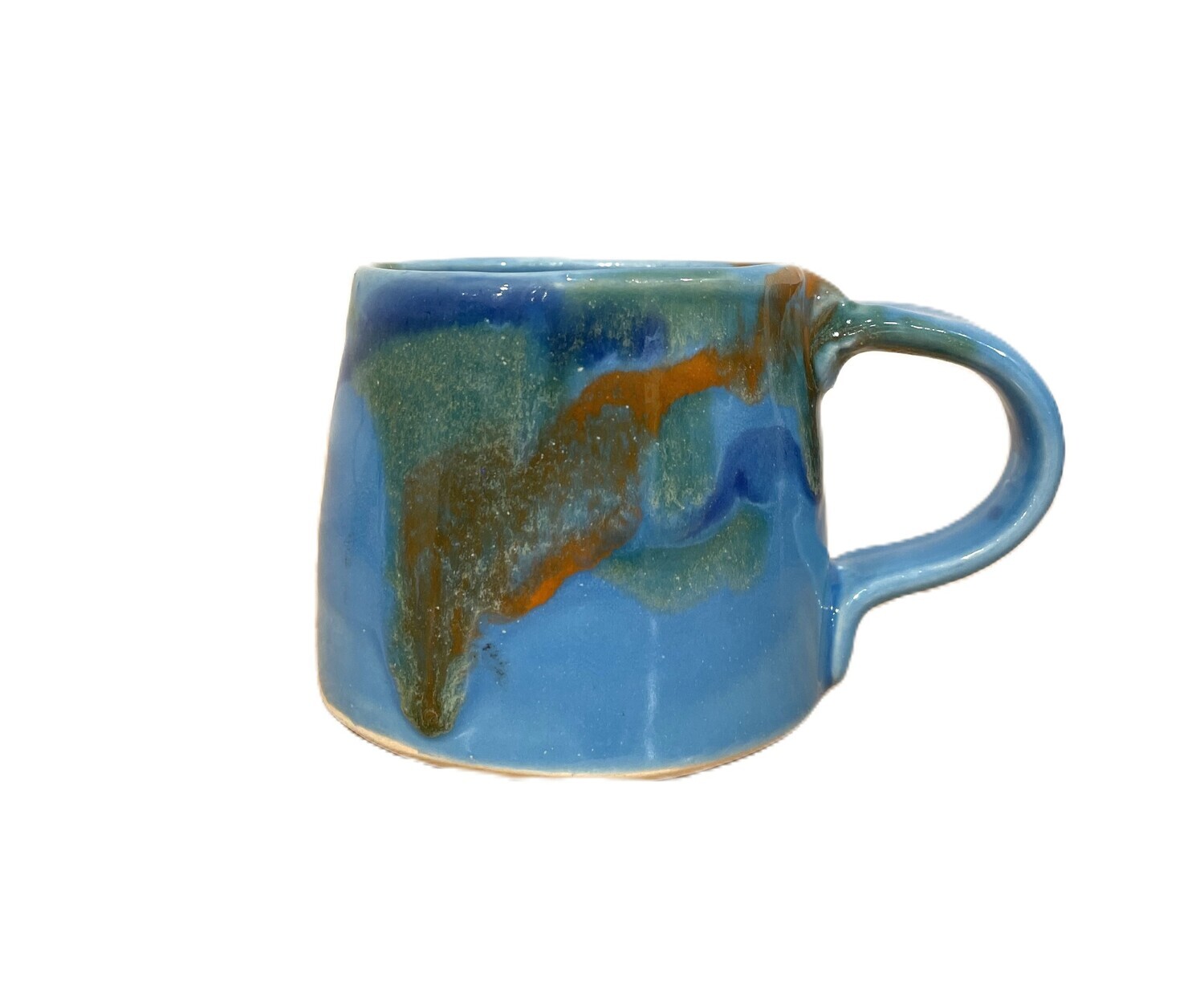Sky Blue Multicoloured Mug- Ginette Arsenault