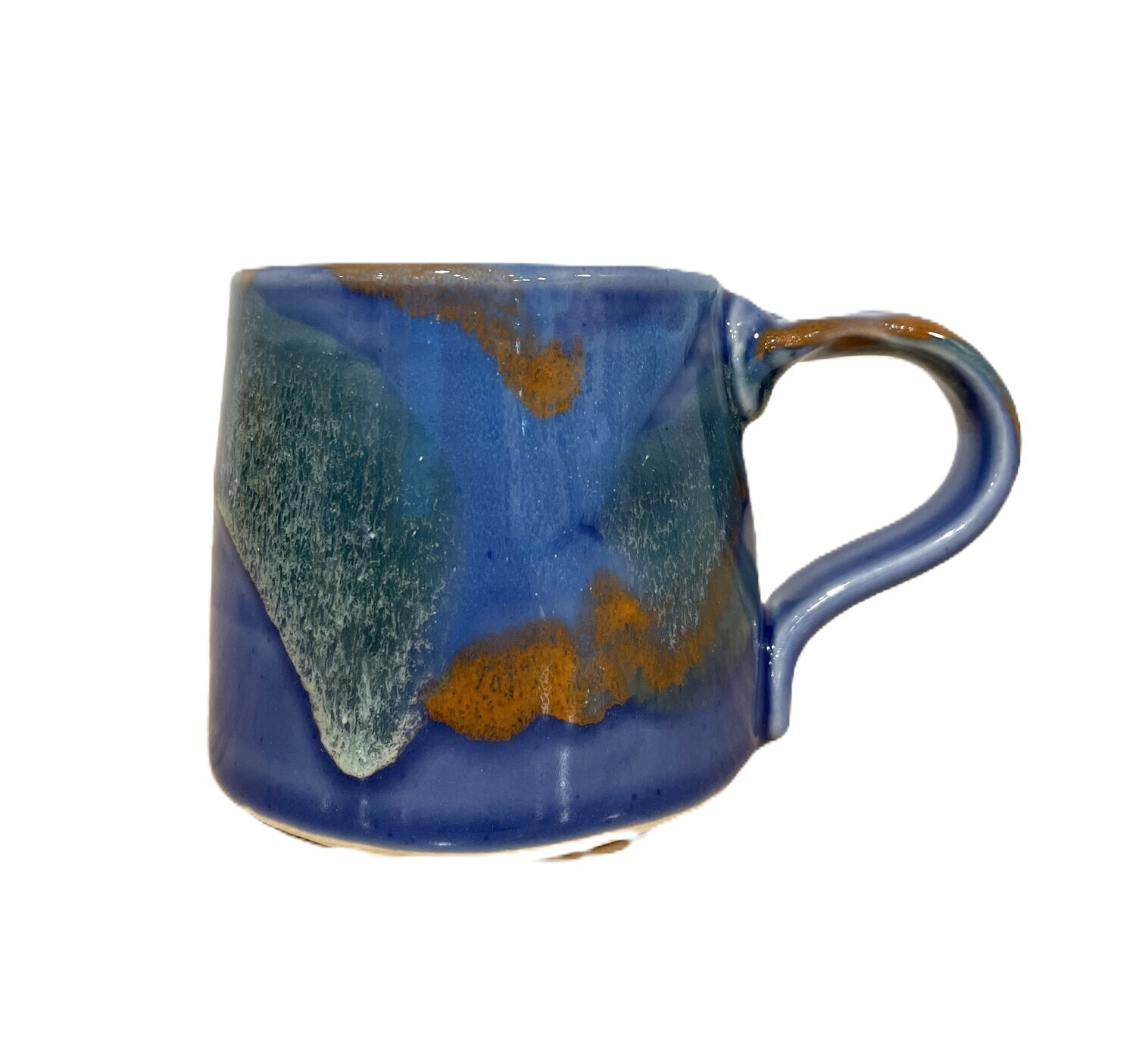 Dark Blue Multicoloured Mug- Ginette Arsenault