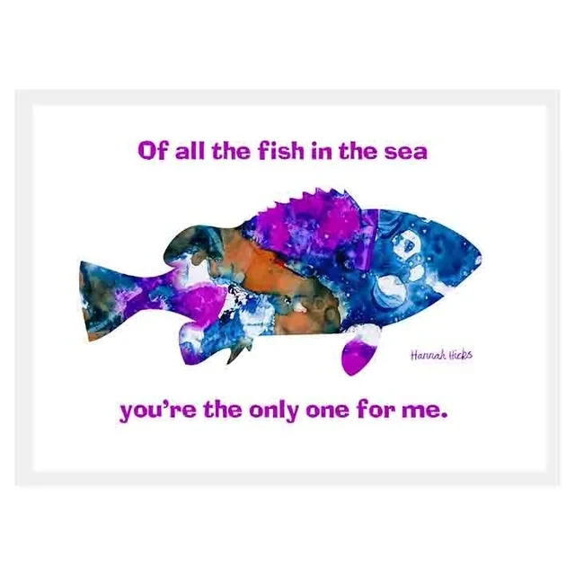 Valentine Fish Card- Hannah Hicks Valentine Fish Card- Hannah Hicks