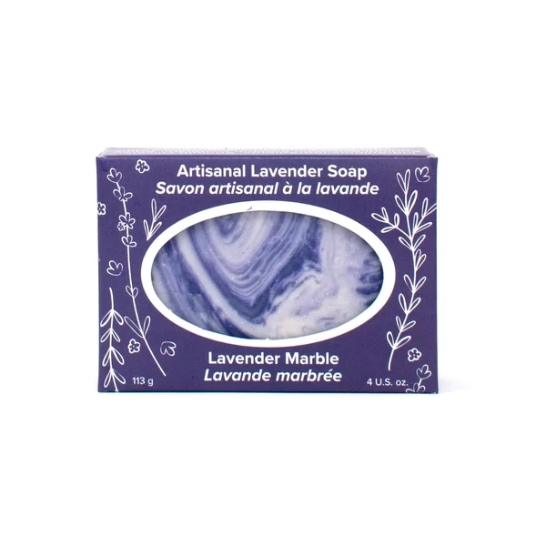Lavender Marble Soap- Seafoam Lavender 