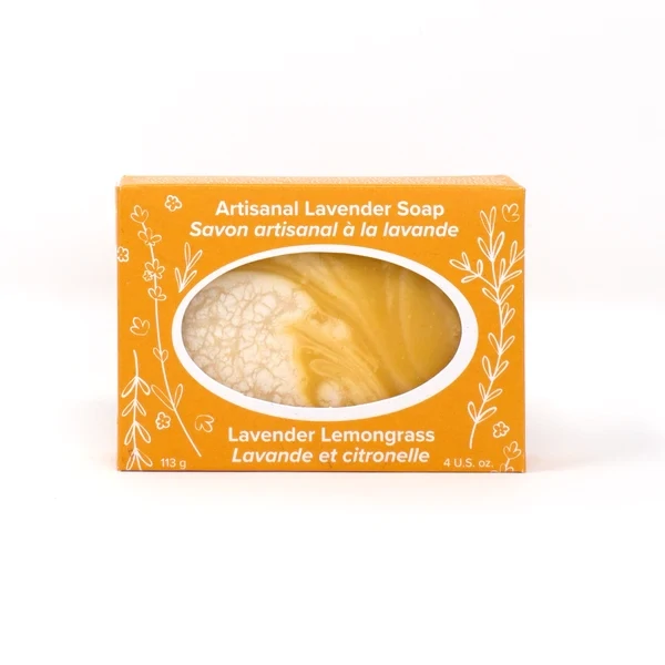Lavender Lemongrass Soap- Seafoam Lavender 