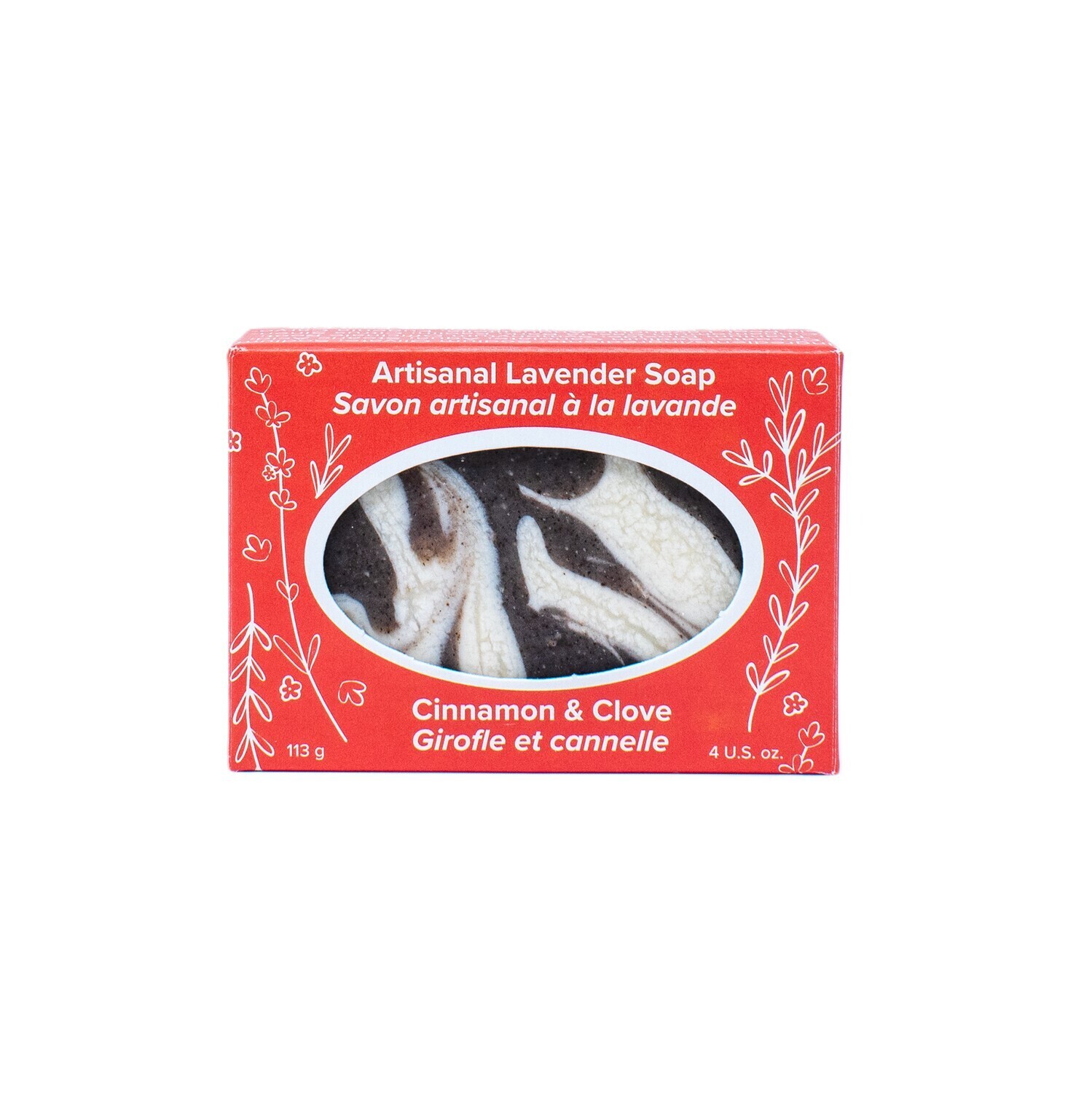 Cinnamon and Clove Soap- Seafoam Lavender 