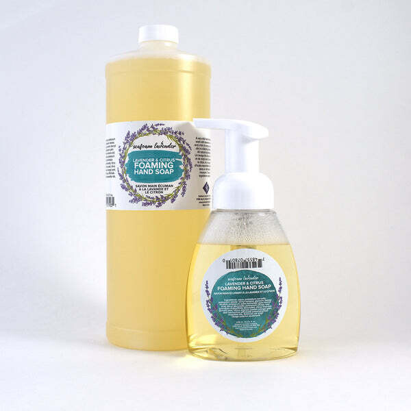 Lavender and Citrus Foaming Hand Soap- Seafoam Lavender 