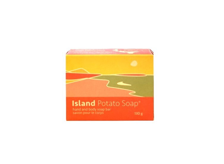 Raspberry Island Potato Soap