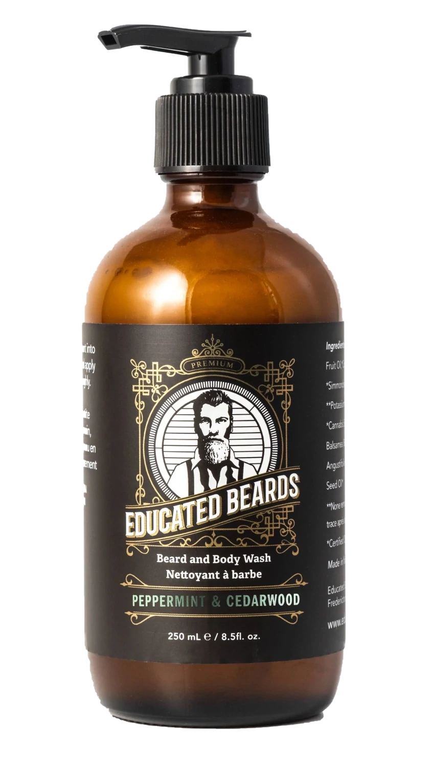 Peppermint and Cedarwood Beard and Body Wash- Educated Beards