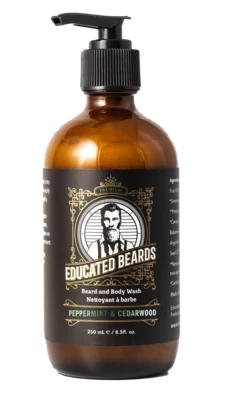 Peppermint and Cedarwood Beard and Body Wash- Educated Beards