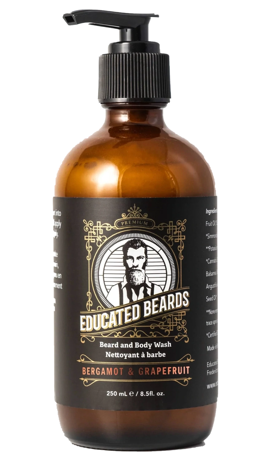 Bergamot and Grapefruit Beard and Body Wash- Educated Beards