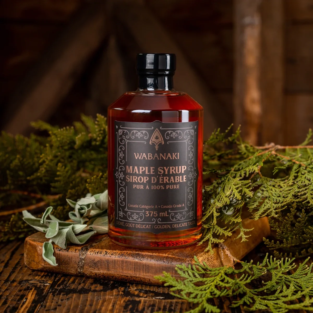 Traditional Maple Syrup 375ml- Wabanaki Maple
