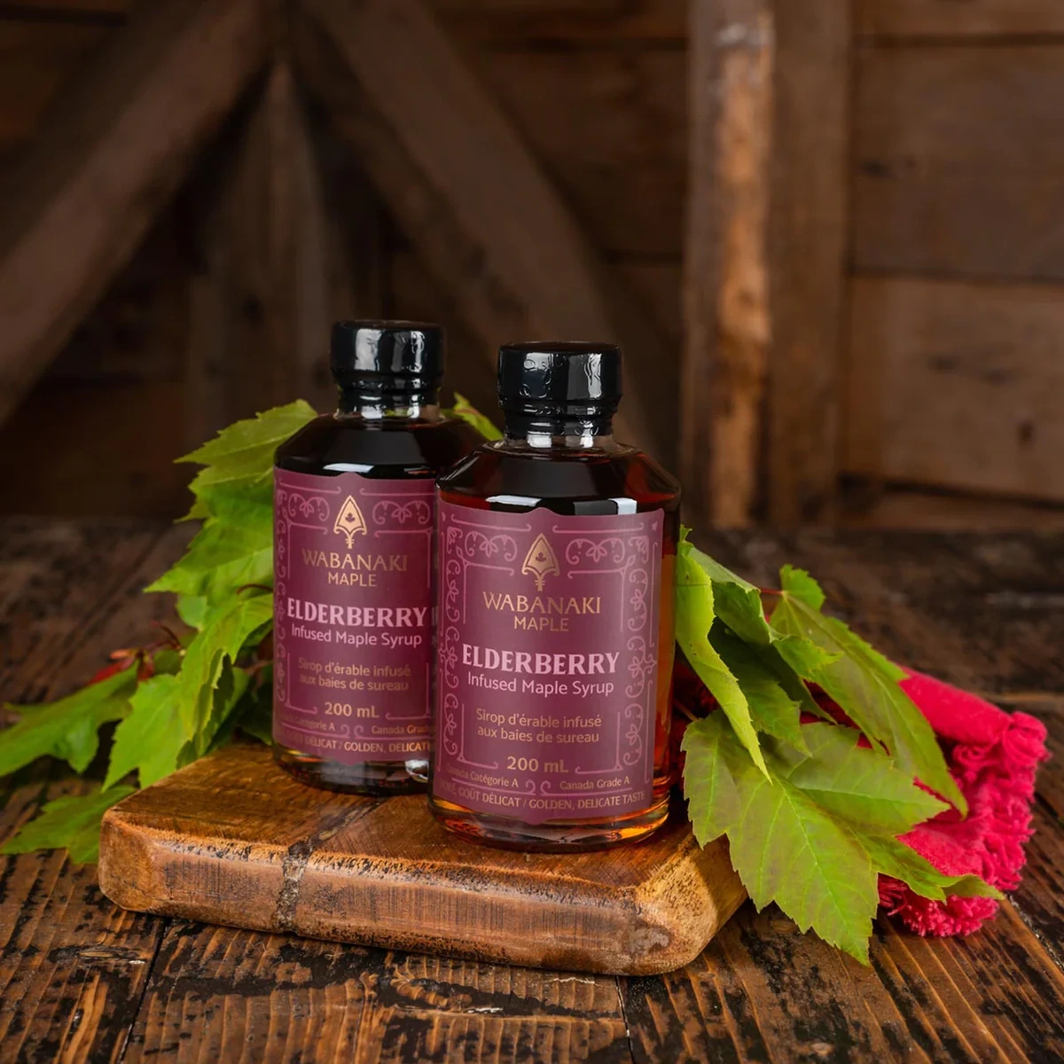 Elderberry Maple Syrup 200ml- Wabanaki Maple